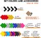 HTV Heat Transfer Vinyl Bundle 37Pack 12" x 10" Vinyl Sheets-20 Assorted Colors